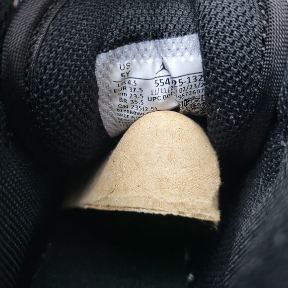 Nike Air Jordan 1 Mid Tropical Twist Igloo Black (554725-132)Youth Size 5 - Picture 9 of 10